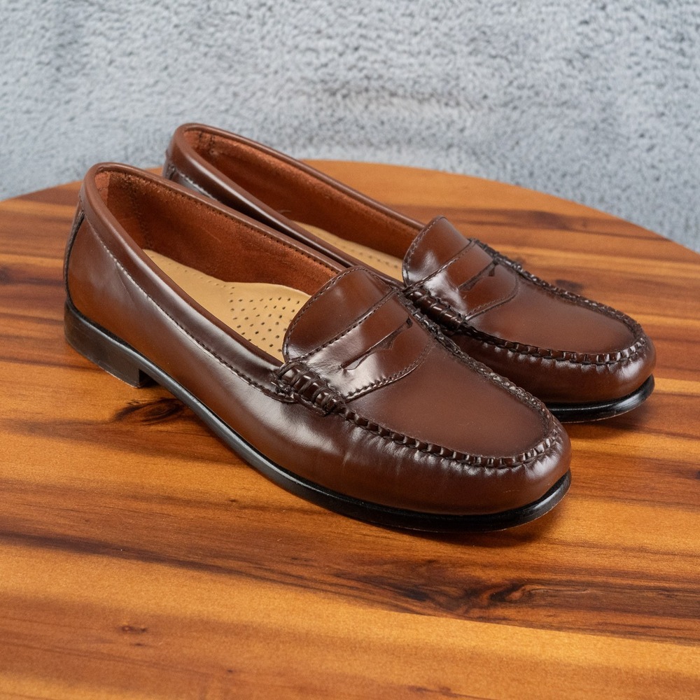 G.H. BASS Weejuns Penny Loafers 8.5 M Women's Brown